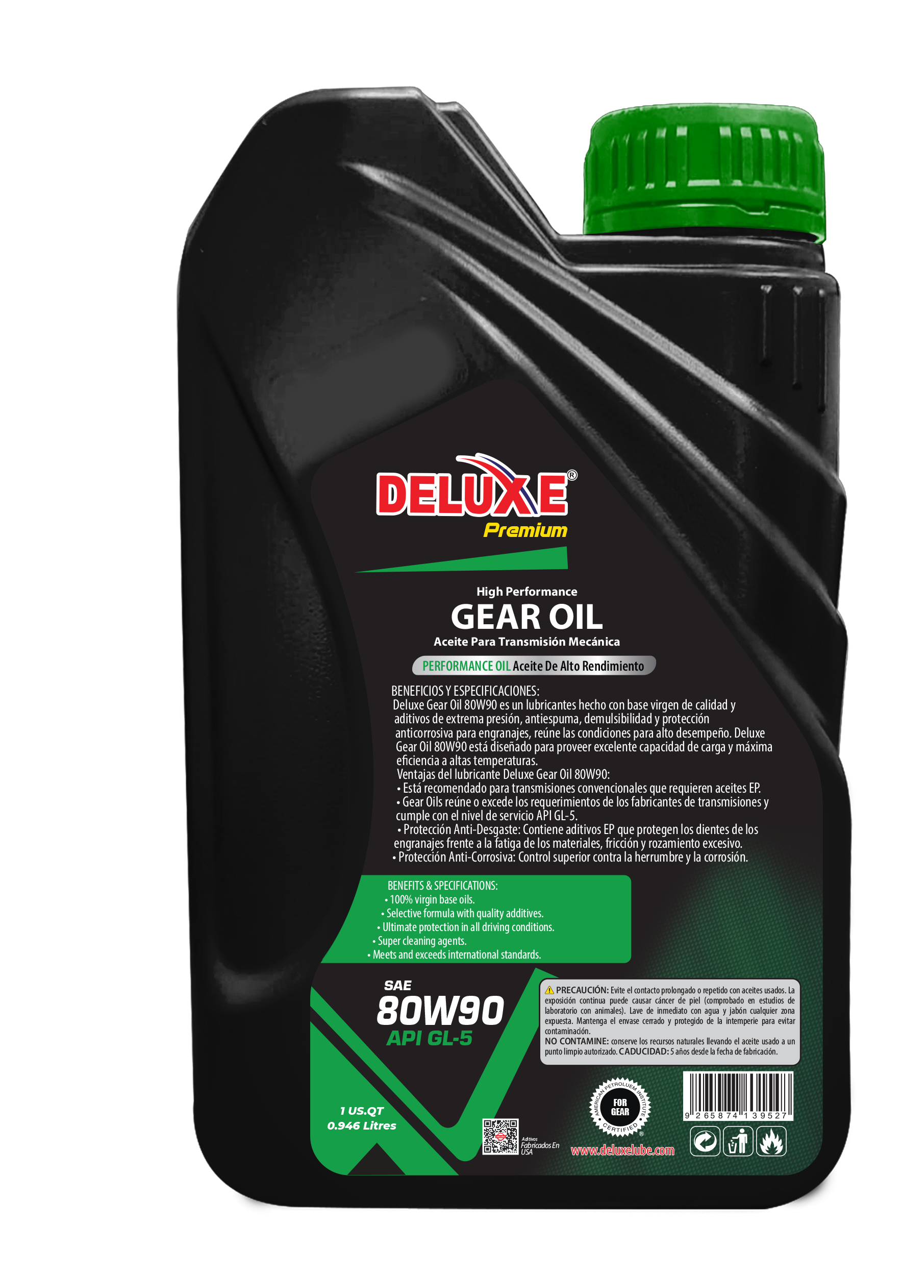 SAE 80W90 API SP / GL-5 0.946L rear thumbnail